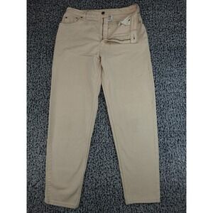 Levi's 551 Relaxed Fit Tapered Leg Jeans Womens 14 MED Tan Vintage 90s